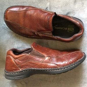 Columbia Mens Andrew Leather Slip On Business Casual Shoes Sz9
